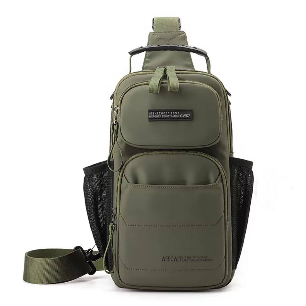 GENERICO - Pechera Mochila Morral 3en1 Impermeable Hombre