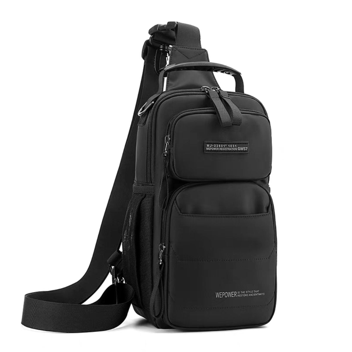 GENERICO - Pechera Mochila Morral 3en1 Impermeable Hombre