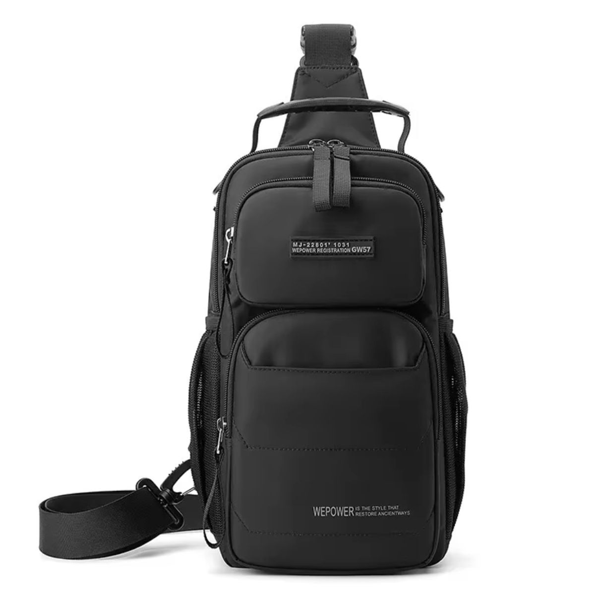 GENERICO - Pechera Mochila Morral 3en1 Impermeable Hombre