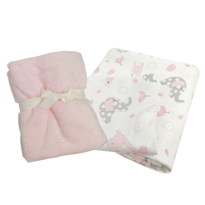 BLAUHOUSE - Set Sabanas Colecho 100% Algodón + Manta de Felpa Bebe