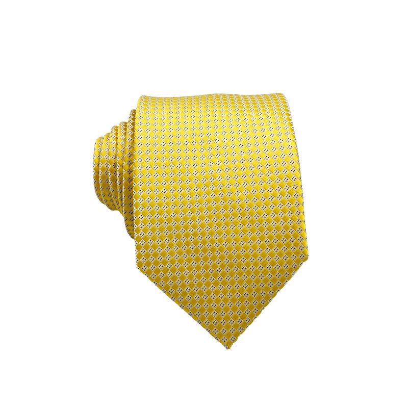 CHRISTIAN ARMAND - CORBATA AMARILLA MICRO DIAMOND CHRISTIAN ARMAND