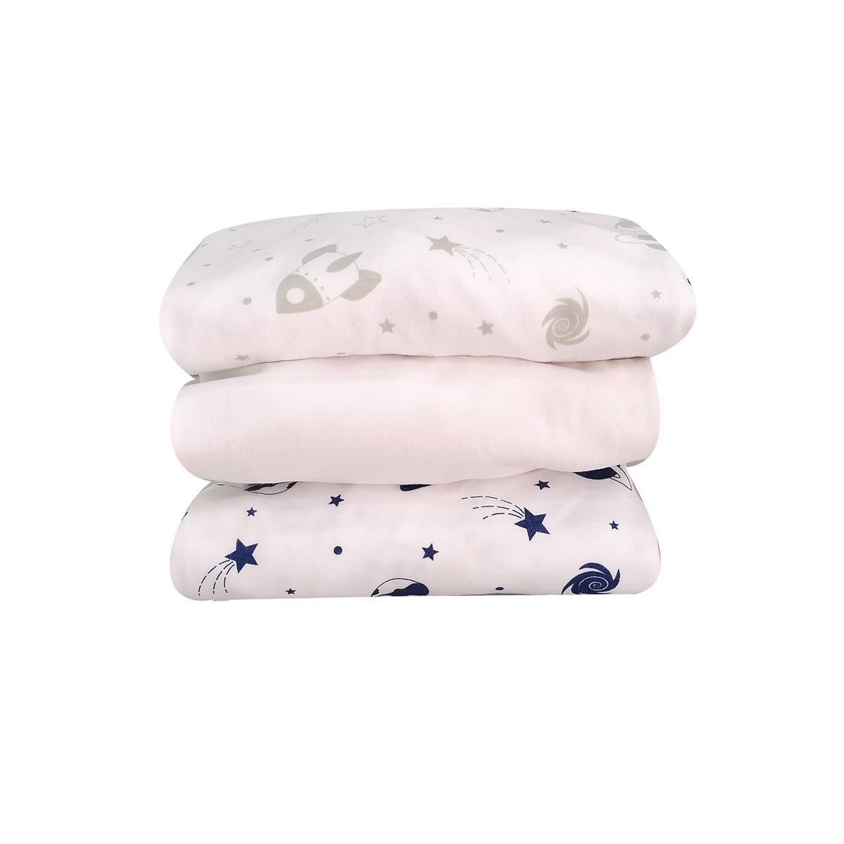 SESAMO - Sábanas Bajeras Bebe Colecho 100% Algodón x3