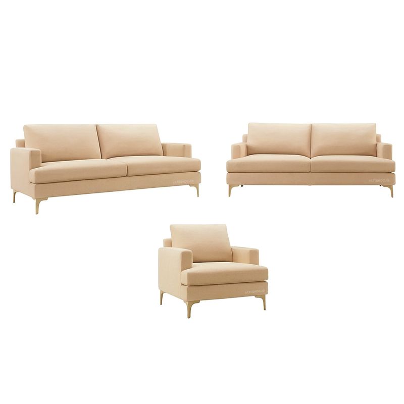 ALTO HOGAR - Juego de Sala 3 2 1 Zeika Alto Hogar Beige