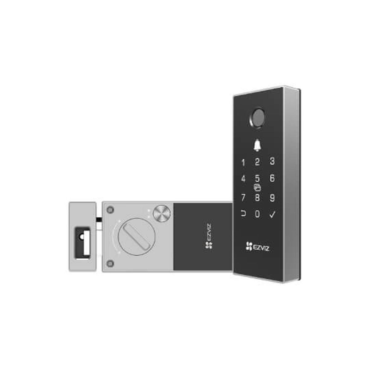 EZVIZ - CERRADURA SMART CHUELLA TARJETA Y TECLADO WIFI BLUETHOOTH