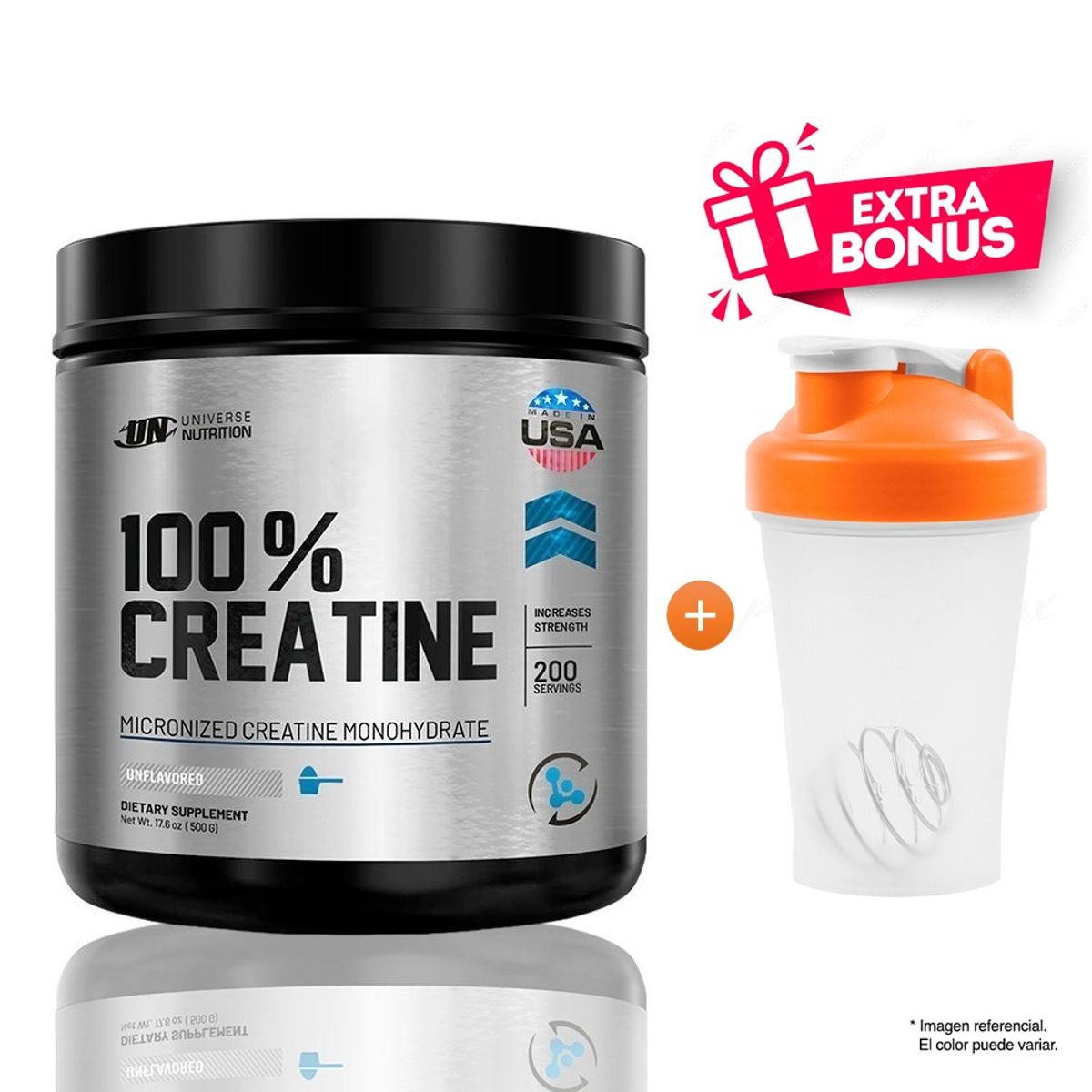 UNIVERSE NUTRITION - Creatina Universe Nutrition Creabolic 500gr Americana