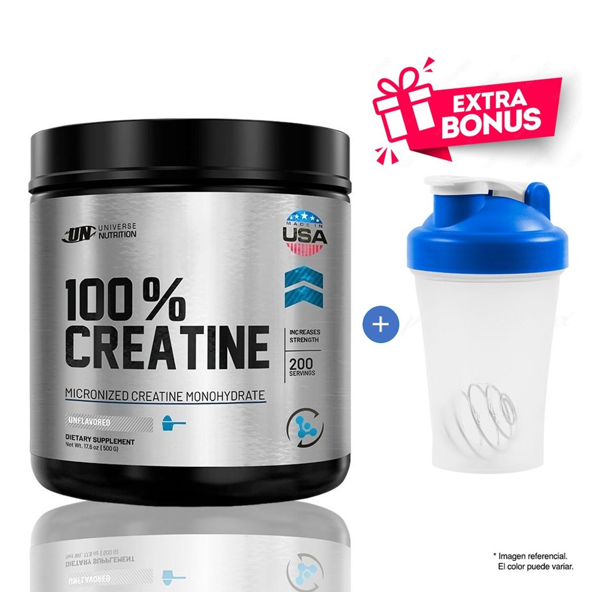 Universe Nutrition - 100% Creatine Creatina Monohidratada 500g UNIVERSE NUTRITION Creabolic
