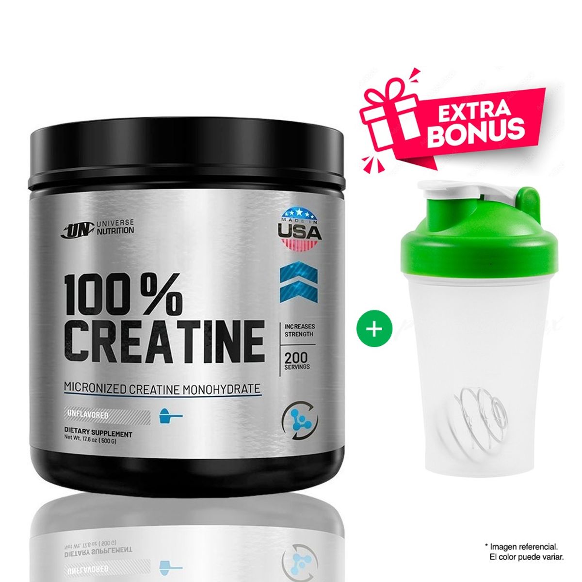 UNIVERSE NUTRITION - 100% Creatine Creatina Monohidratada 500g Creabolic Universe Nutrition