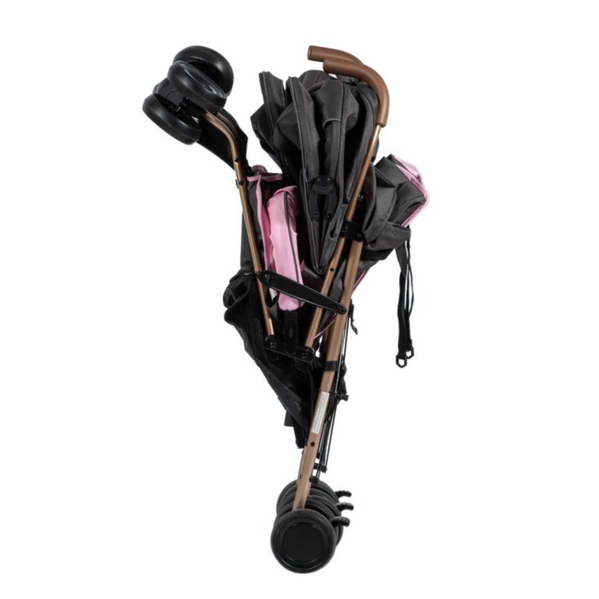 EBABY - Coche bastón Gemelar para bebé Dantero Rosado Ebaby