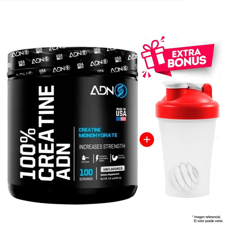 ADN - 100% Creatine Creatina Monohidratada 250g  ADN Nutrition