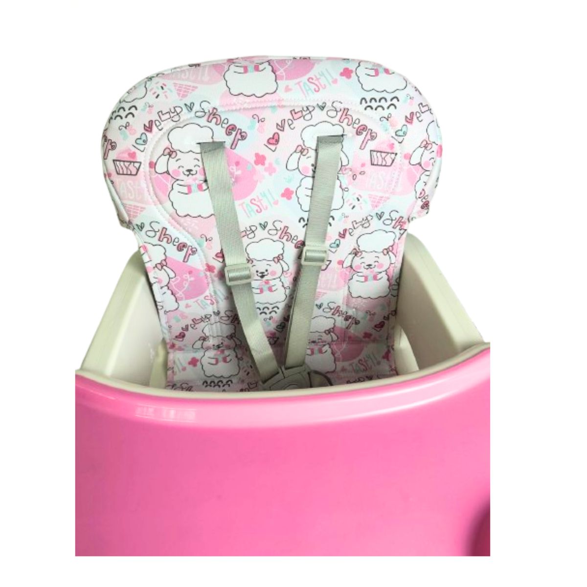 EBABY - Silla de comer Carpeta para Bebé Lara RosadoOveja