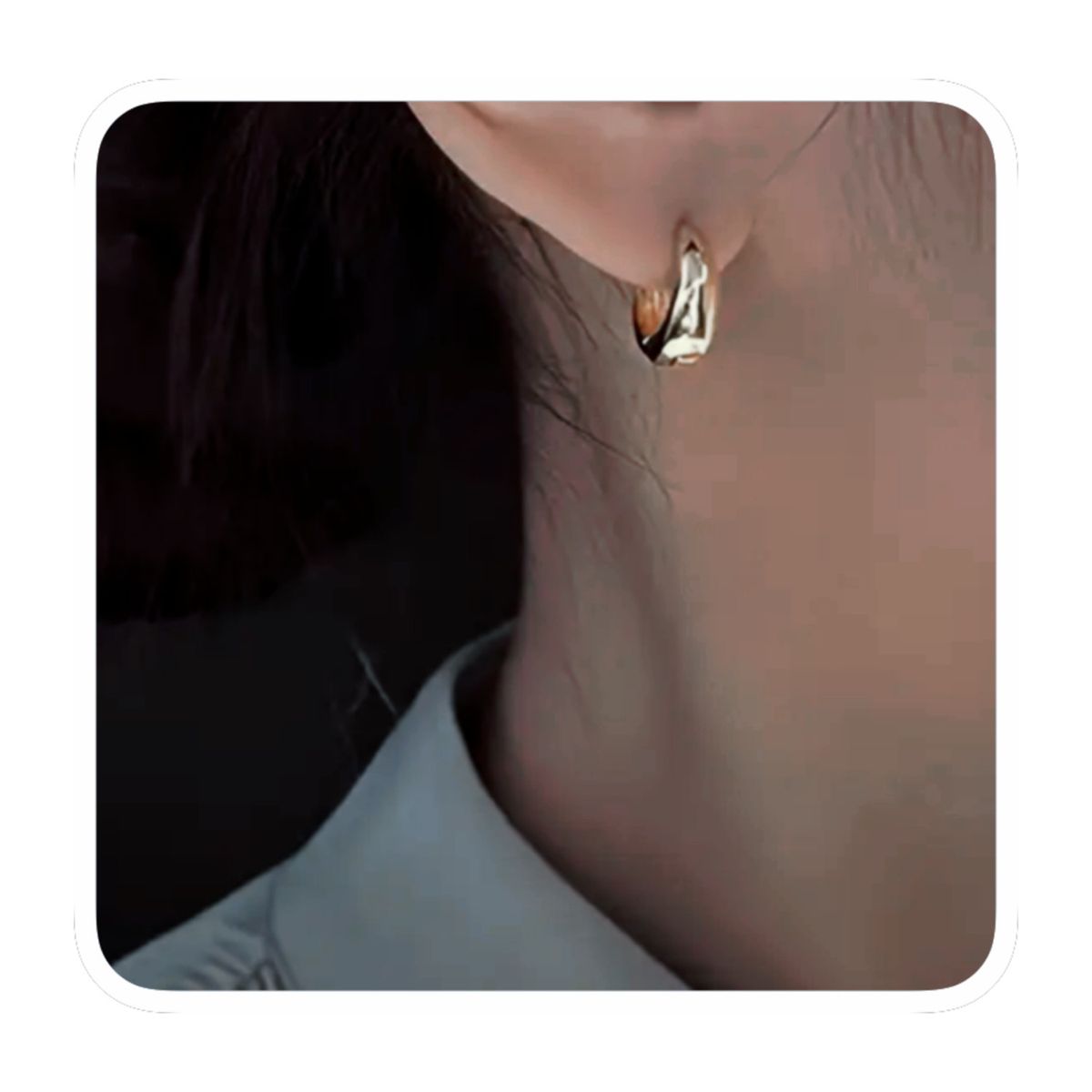 GENERICO - Aretes Acero - Argollas Pequeñas Plateadas