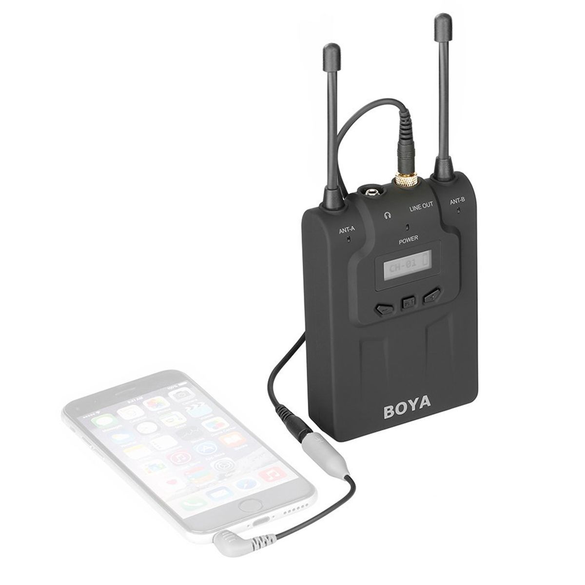 BOYA - BOYA BY-CIP2 Cable convertidor de señal - Plug Jack para Android y IOS