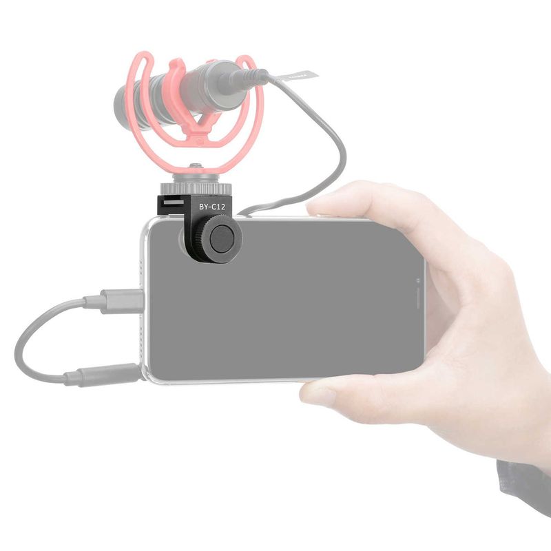 BOYA - BOYA BY-C12 Clip para SmartPhone - led - Micrófonos - Gimbal