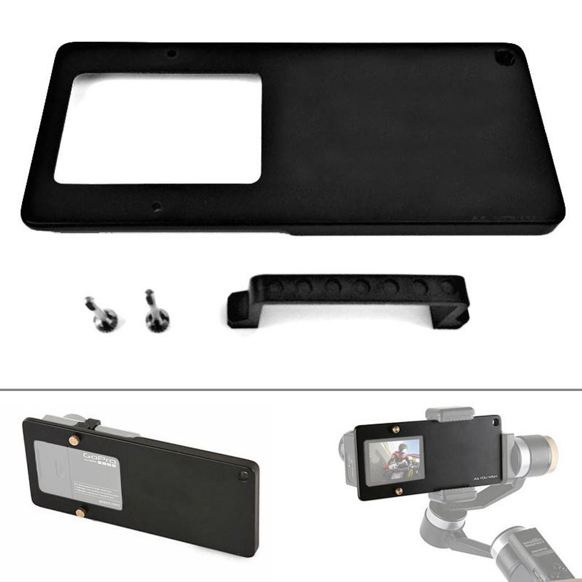 GENERICO - GoPro - Adaptador plato de montaje para Gimbal smartphone y similares - Gimbal
