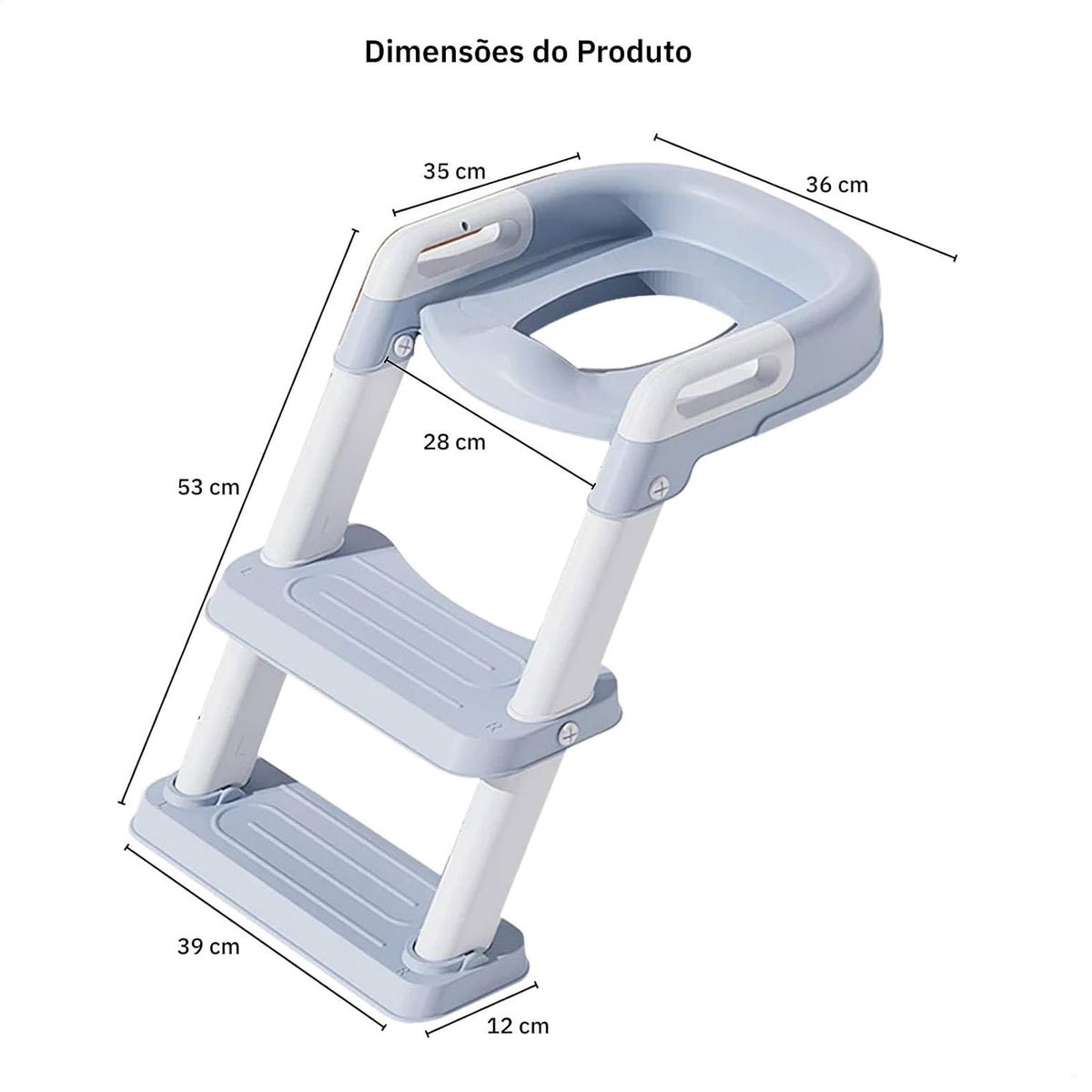 GENERICO - Asiento de Entrenamiento Orinal Plegable para Niños