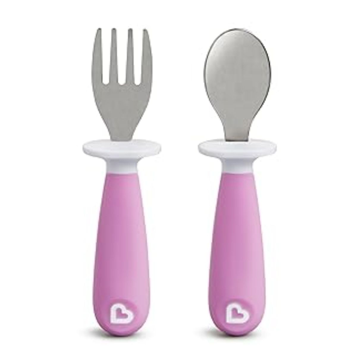 MUNCHKIN - Munchkin - Tenedor y cuchara pack Raise para niños pequeños