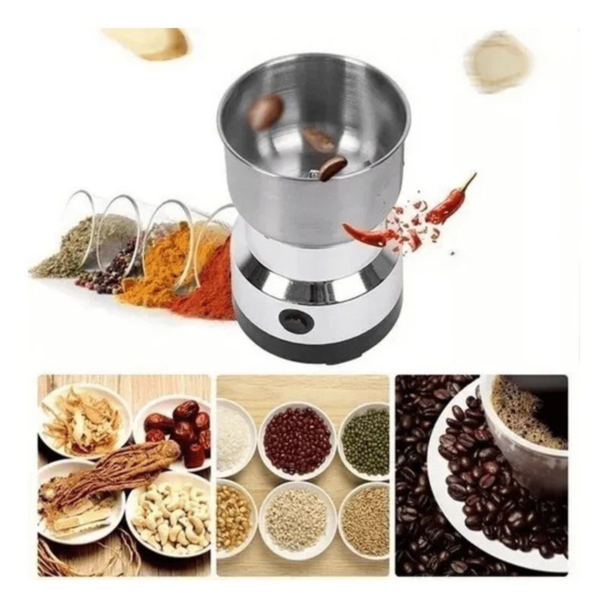 RAFF - Muele Café y Especias con Potencia y Precisión