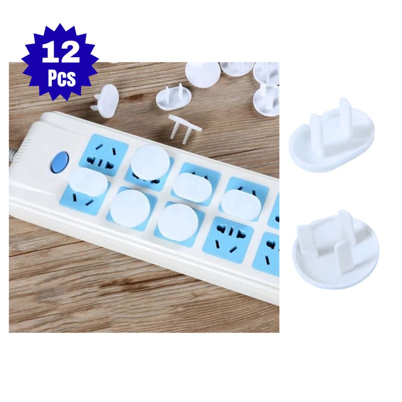 GENERICO - Protectores de enchufe de Seguridad para bebés 12 piezas