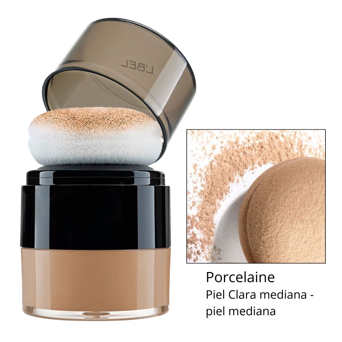 LBEL - Polvos sueltos extrafinos fps 15 effet L’BEL porcelaine