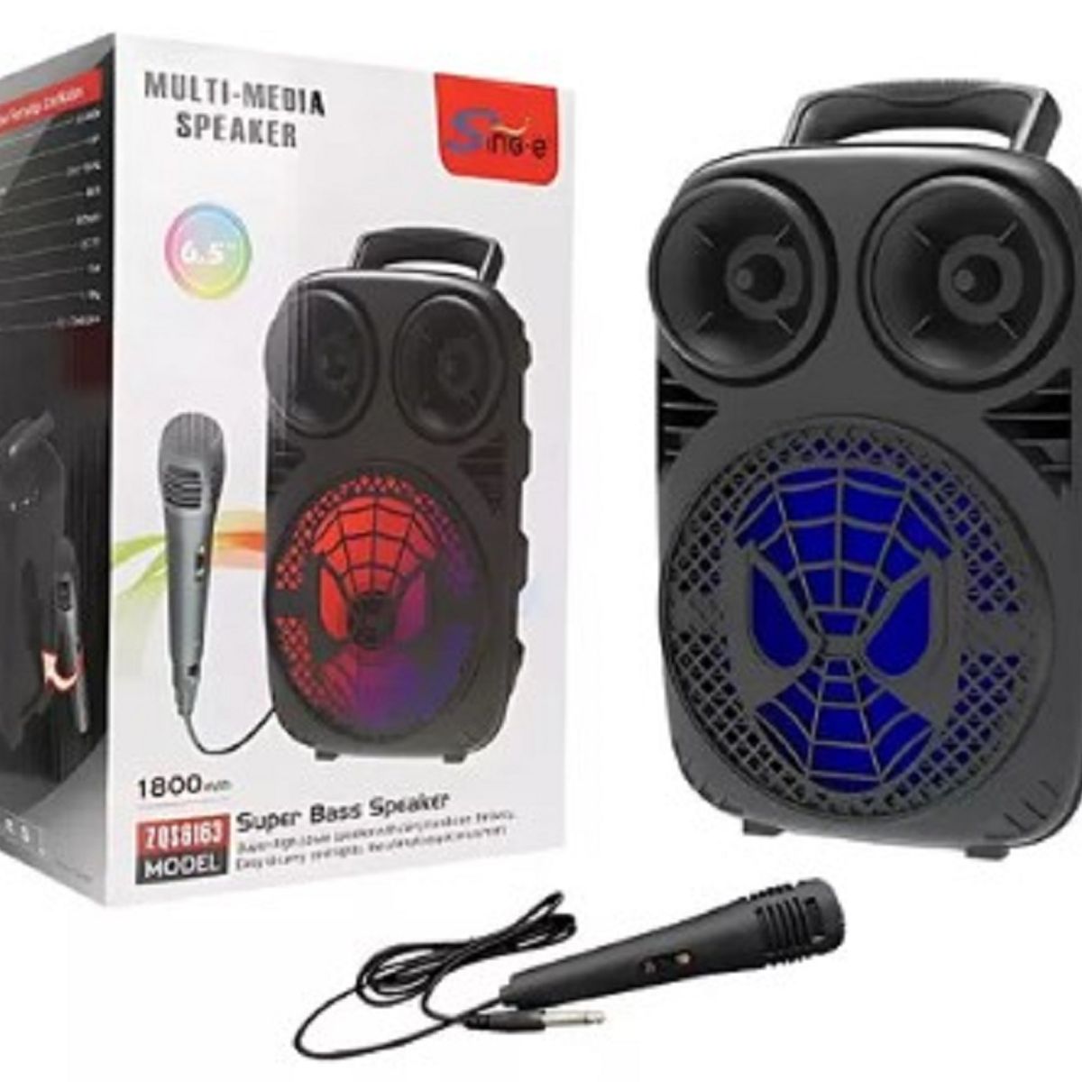 GENERICO - Parlante Recargable Woou Woou 65inc W1914 NegroParlante Recargable Woou Woou 65inc W1914 Negro Parlante Recargable Woou Woou 65inc W1914 Negro Parlante Recargable Woou W