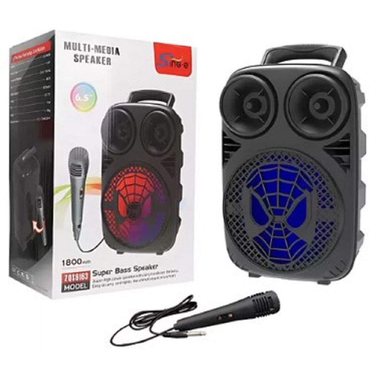 GENERICO - Parlante Recargable Woou Woou 65inc W1914 NegroParlante Recargable Woou Woou 65inc W1914 Negro Parlante Recargable Woou Woou 65inc W1914 Negro Parlante Recargable Woou W