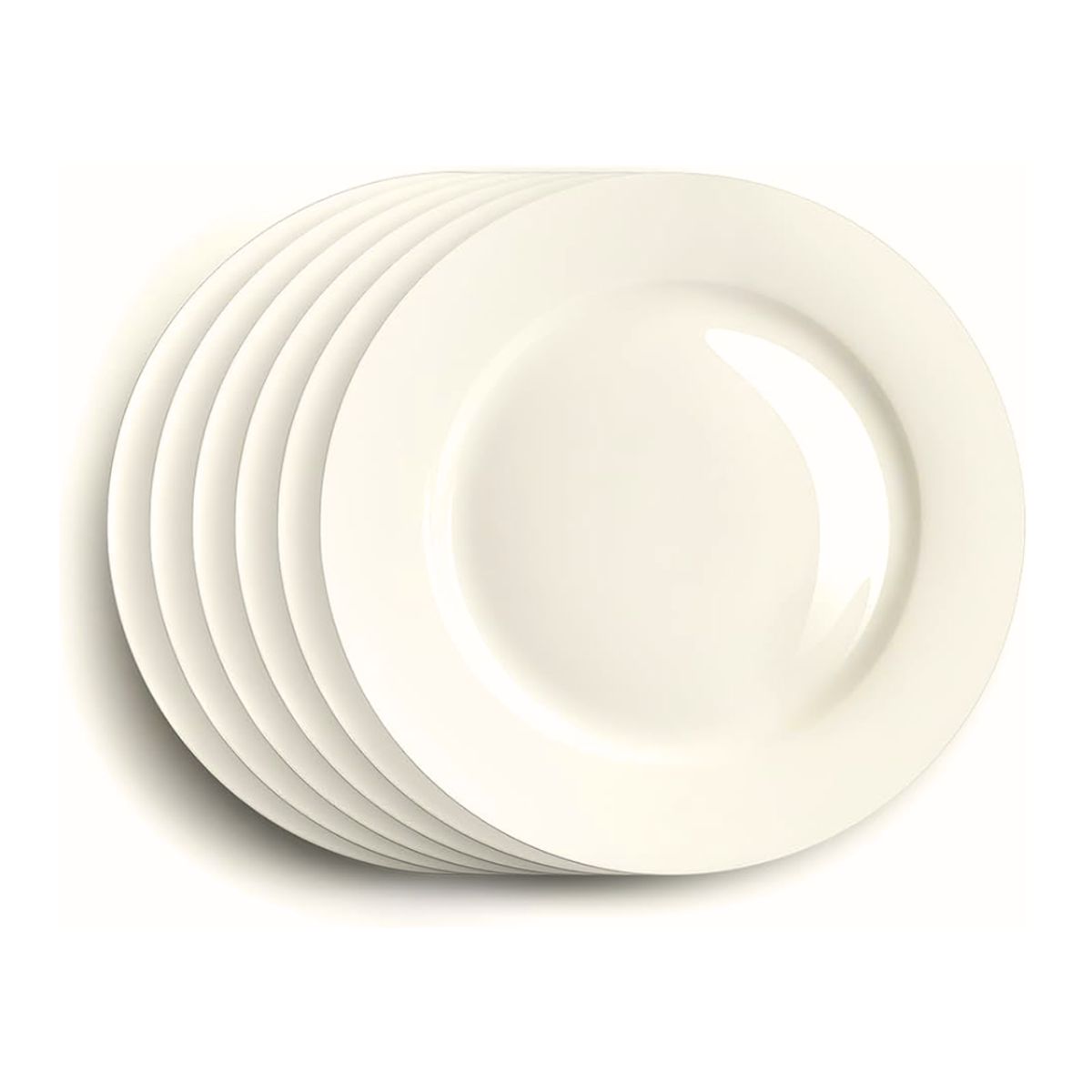 INSPIRA - Set 6 Platos de Cerámica para Te