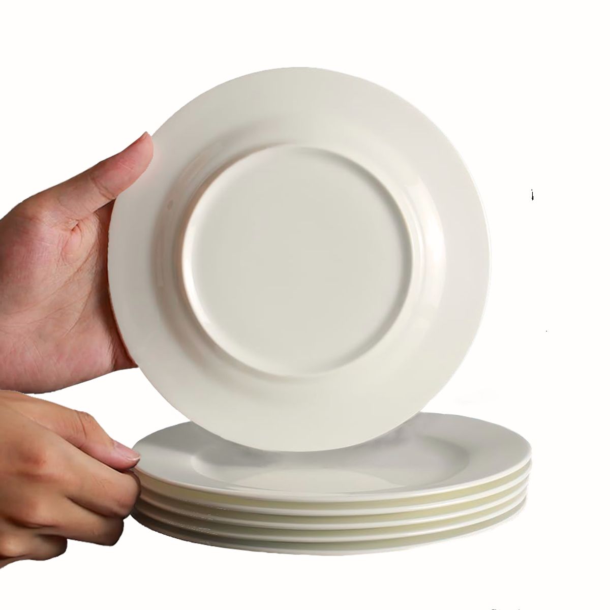 INSPIRA - Set 6 Platos de Cerámica para Te