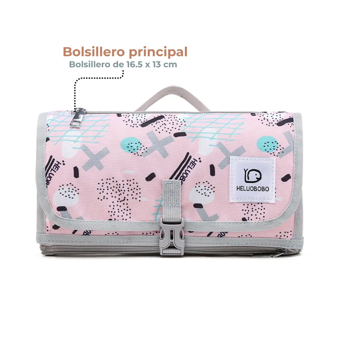 GENERICO - Cambiador De Bebés y Organizador De Pañales Rosado