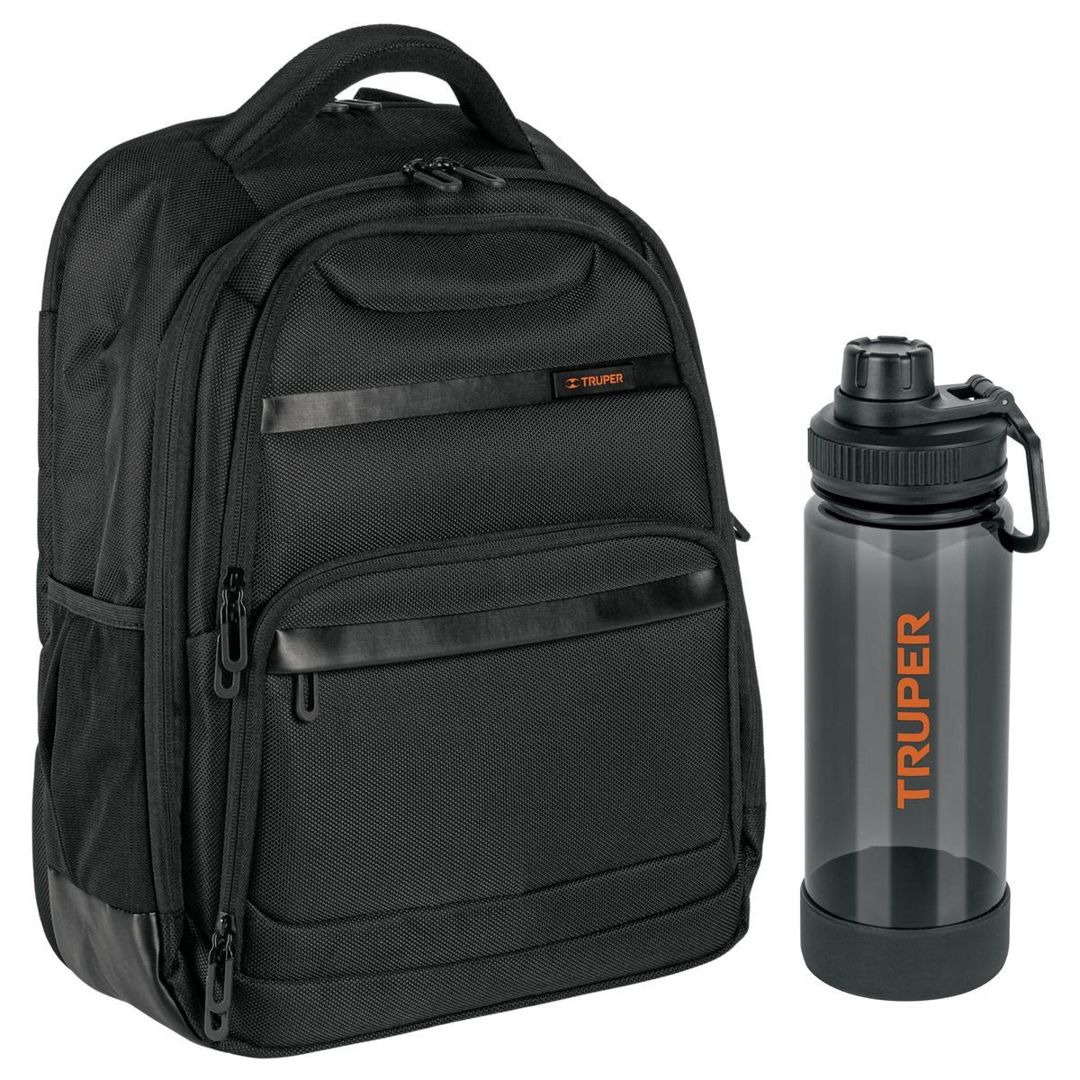 TRUPER - Mochila porta laptop + Tomatodo cantinflora Truper