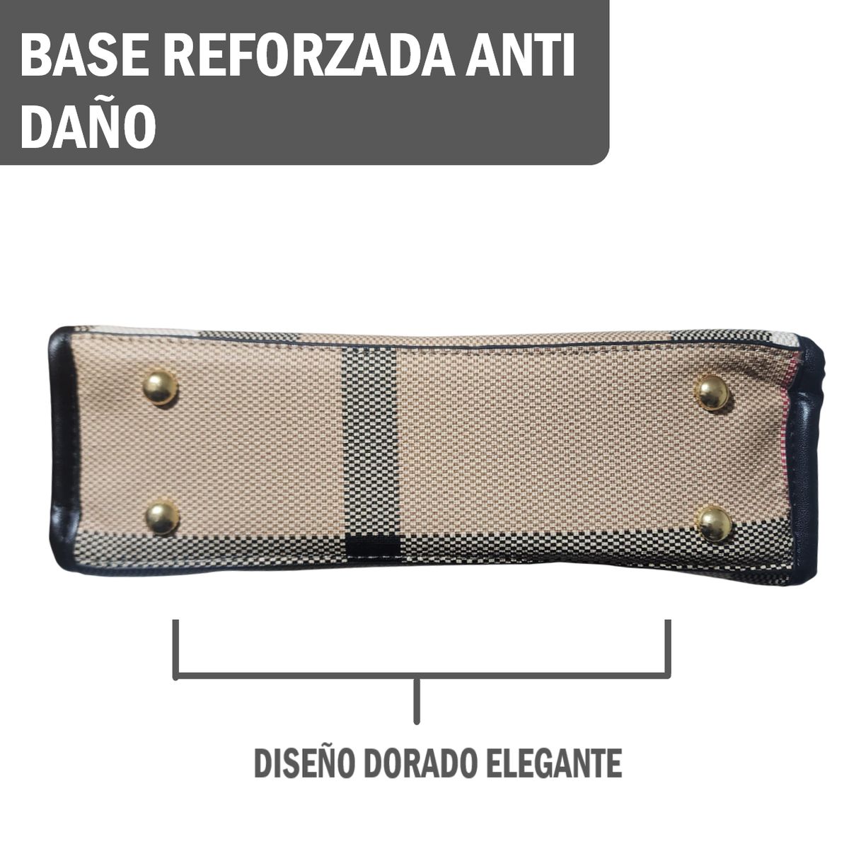 GENERICO - Bolso Cartera de Mano con Correa de Hombro Diseño Casual Elegante