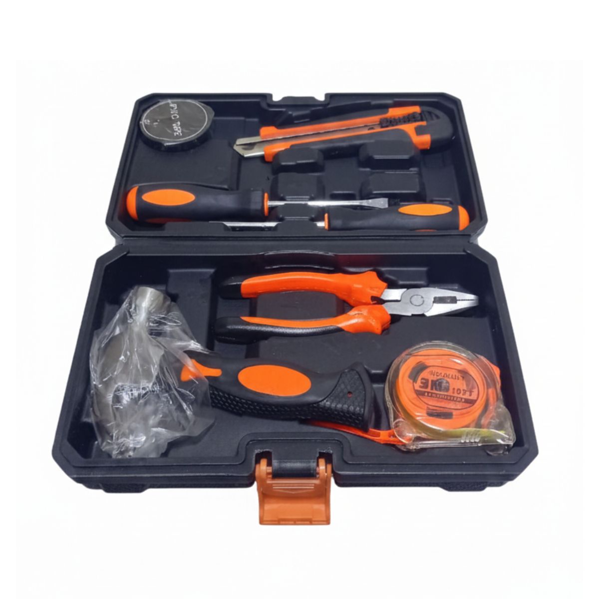 GENERICO - KIT DE HERRAMIENTAS DE 7 PIEZAS VARIADOS CON ESTUCHE NEGRO