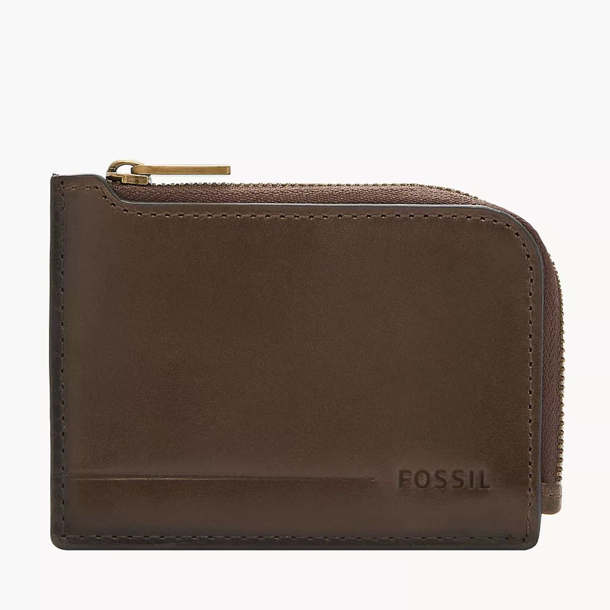 FOSSIL - Fossil - Billetera SML1861201 Allen Zip Card Case para Hombre