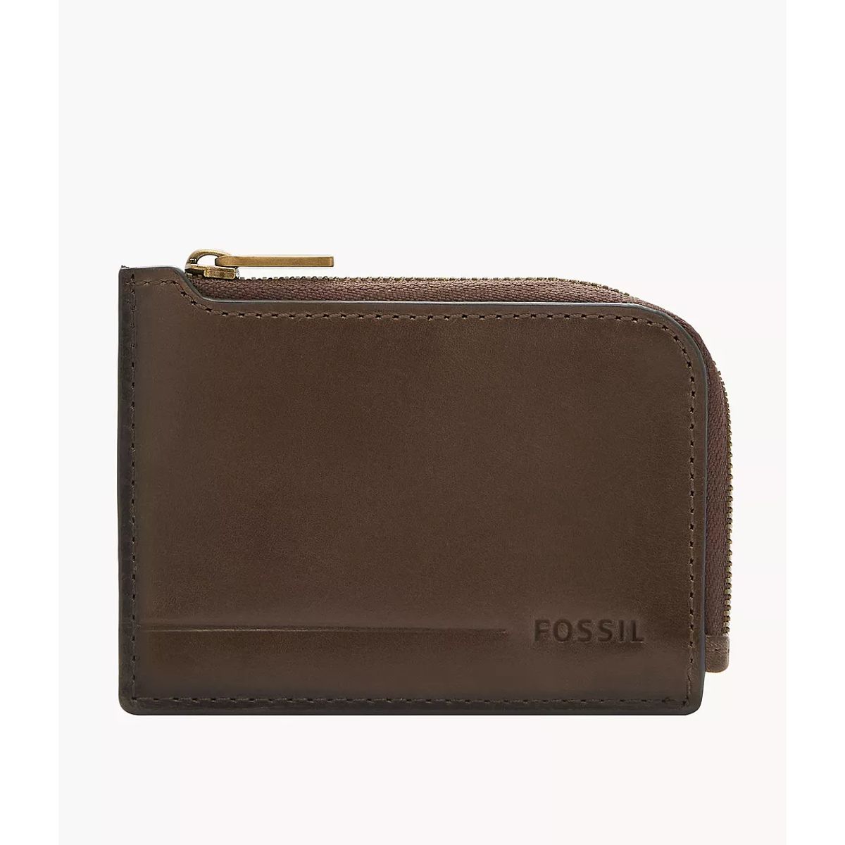 FOSSIL - Fossil - Billetera SML1861201 Allen Zip Card Case para Hombre