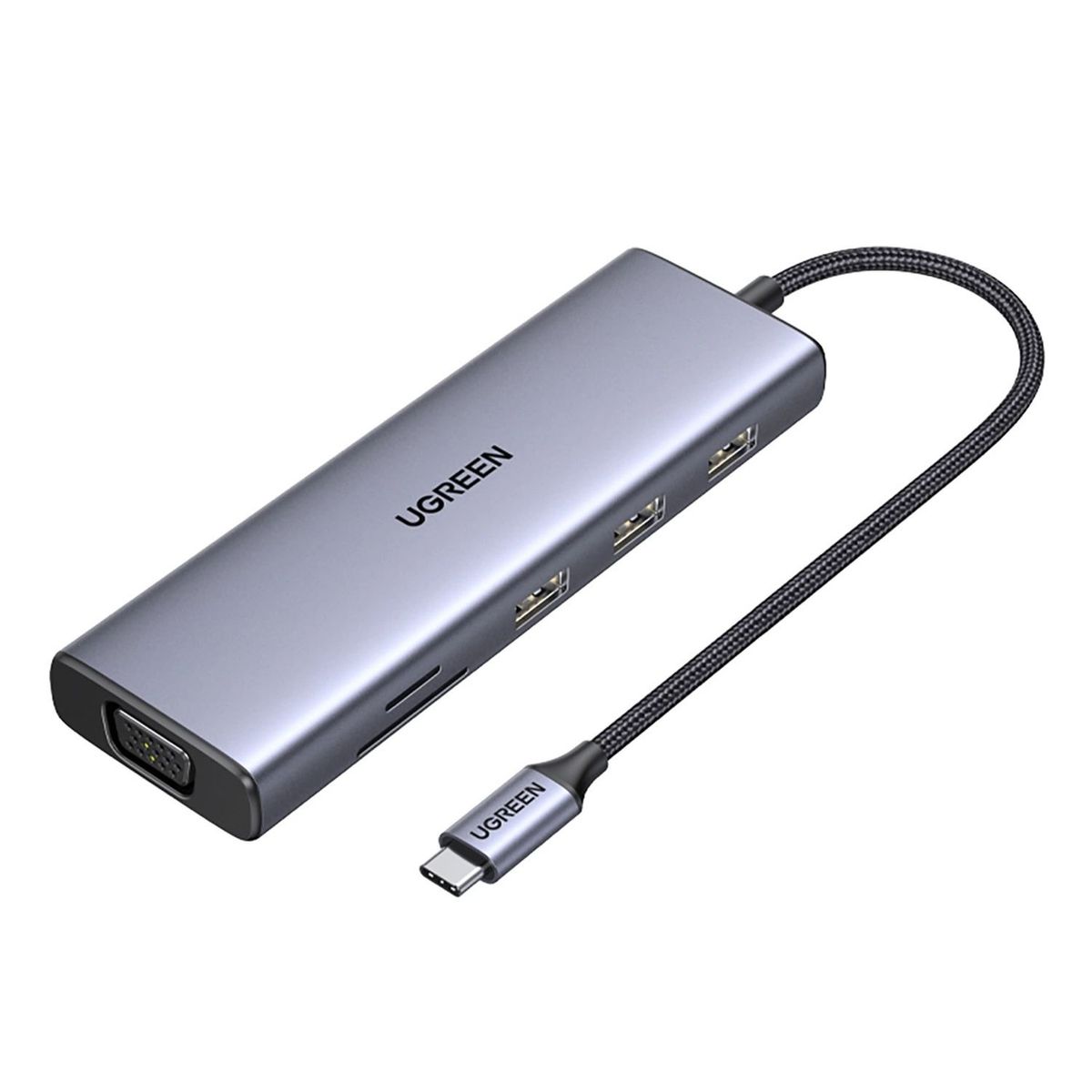 UGREEN - HUB 9 EN 1 UGREEN USB-C GRIS CM498 - 15600