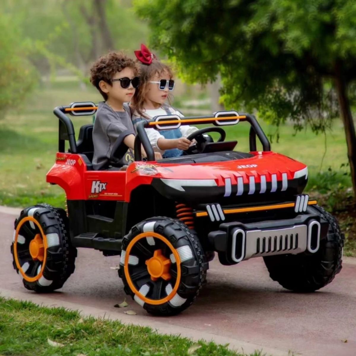 GENERICO - Juguete Carro Modelo Rubicon Rojo Infantil