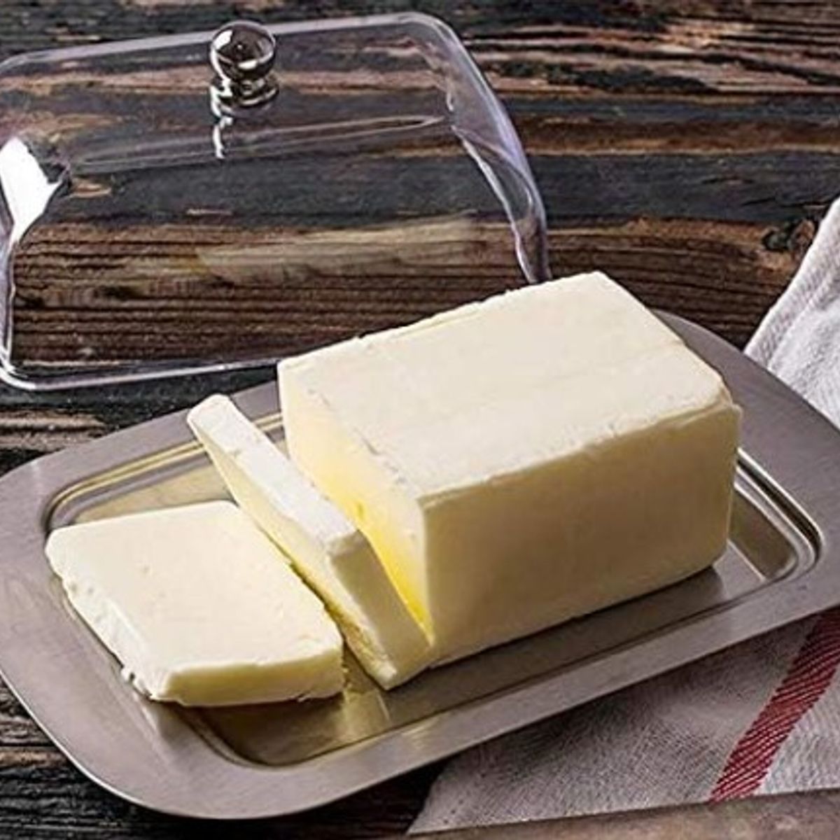 GENERICO - Mantequillera de Acero con tapa Acrilica