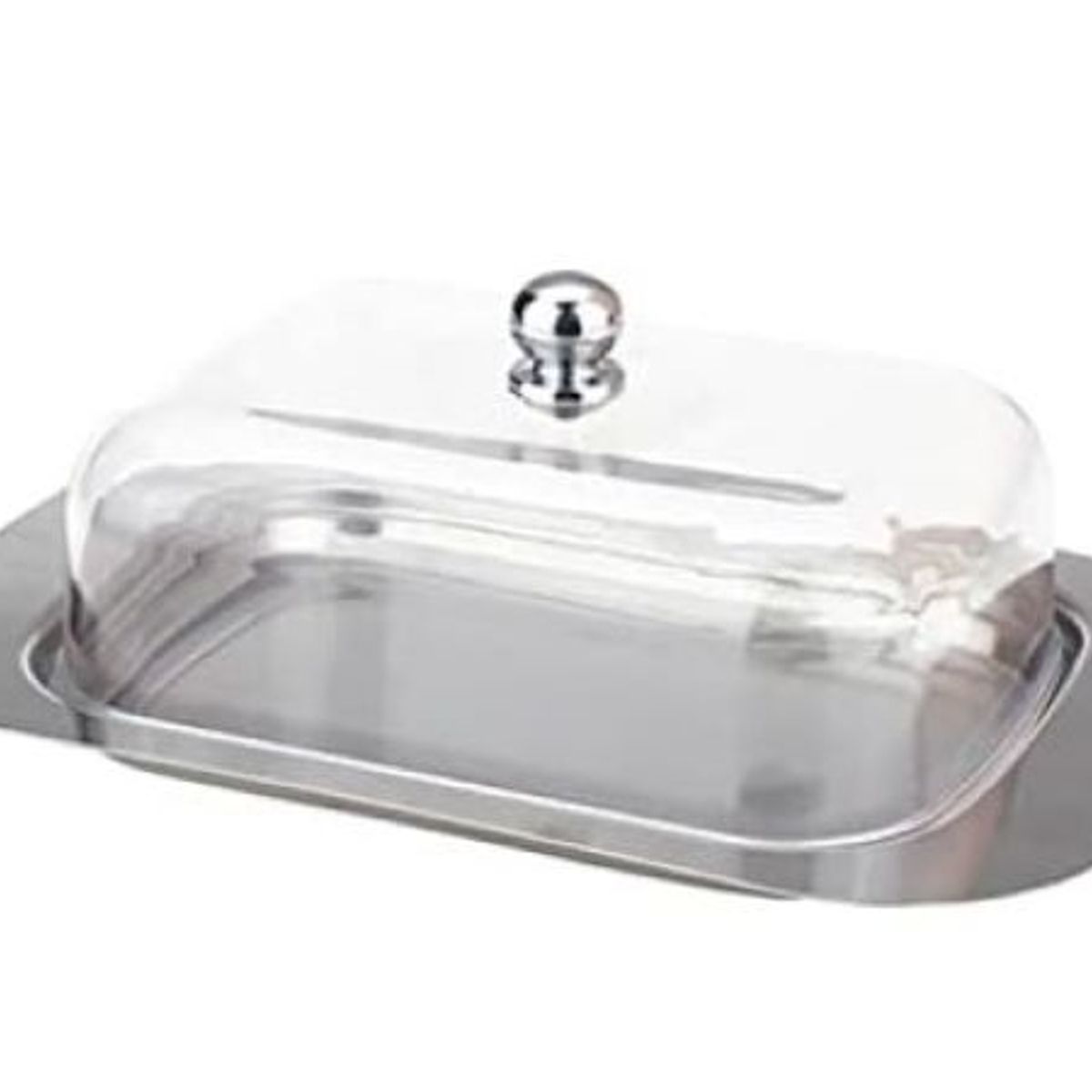 GENERICO - Mantequillera de Acero con tapa Acrilica