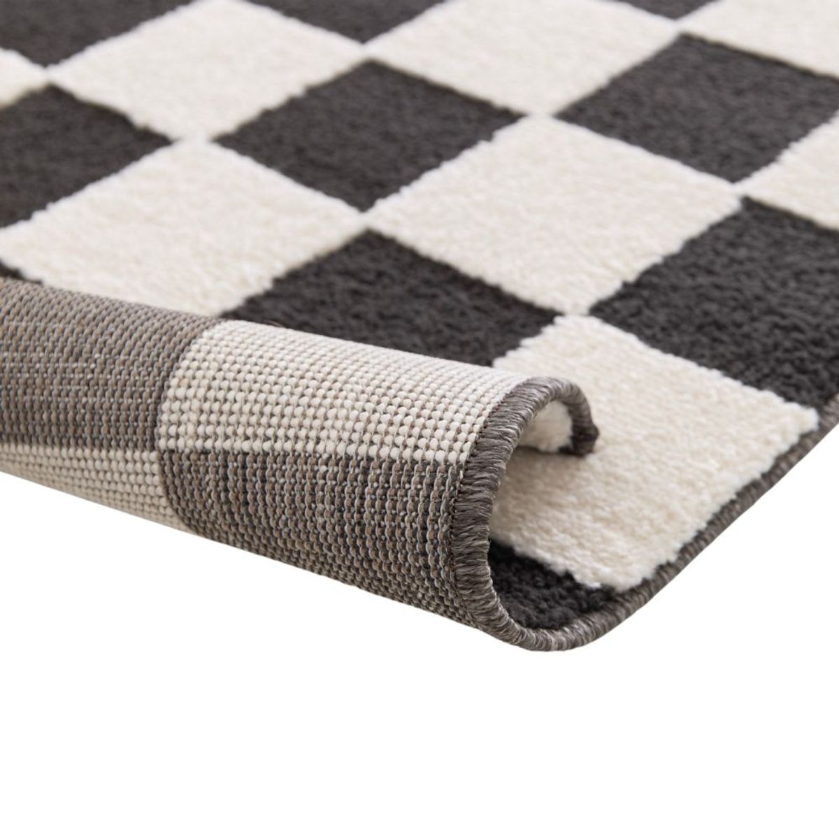 NIHM - Alfombra Sora Black & White 160X230cm