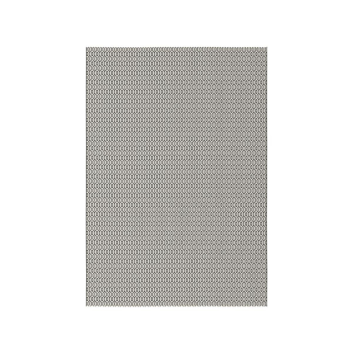 NIHM - Alfombra Zaya Black And White 160X230cm