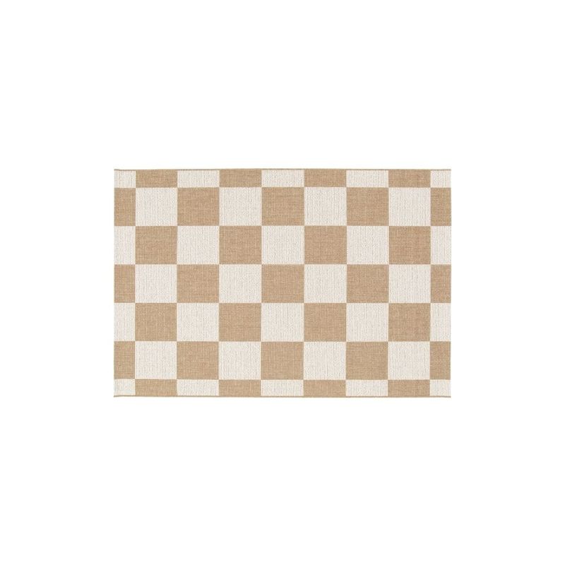 NIHM - Alfombra Ambar White And Brown 160X230cm