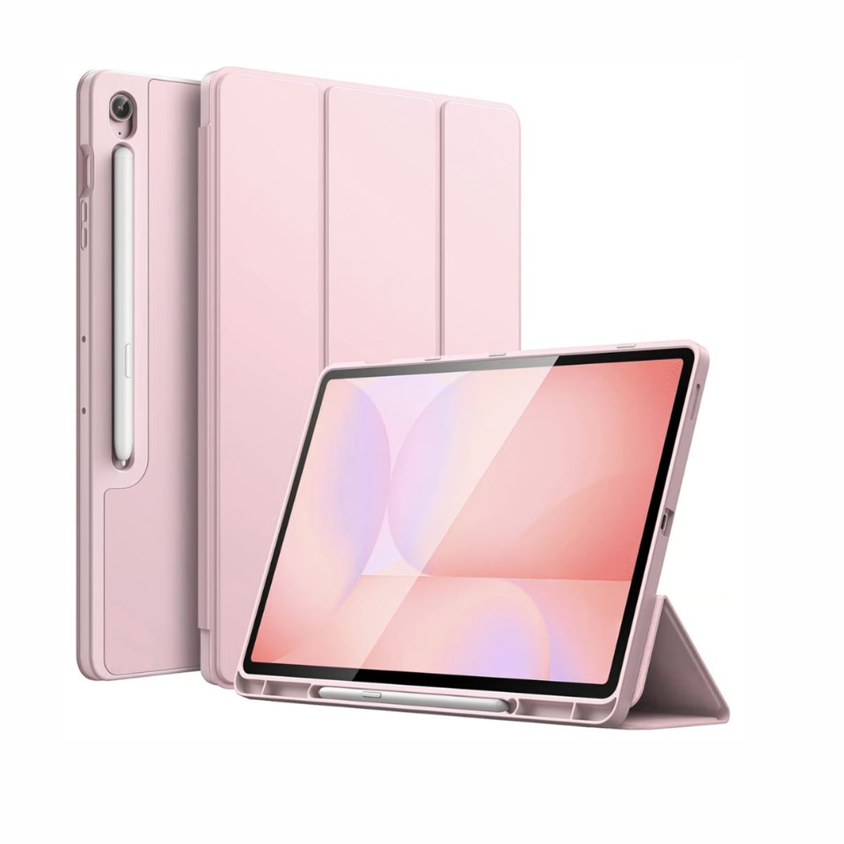 CASE - Funda Smart Cover Porta pencil Para Samsung S9 - S9FE - ROSADO