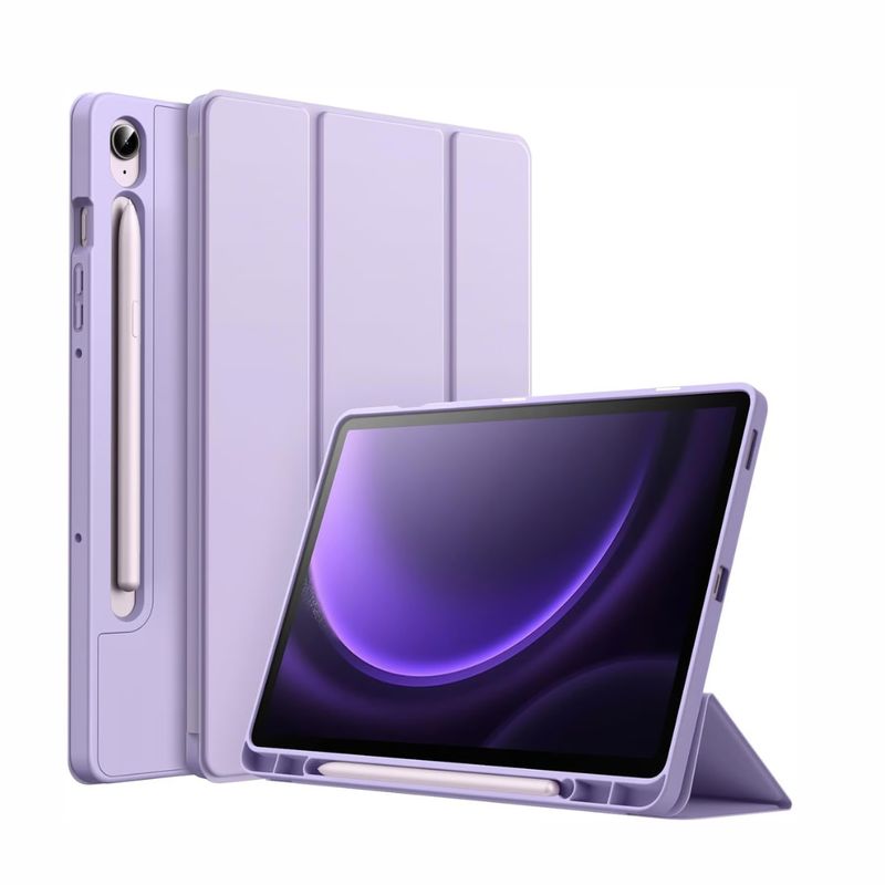 CASE - Funda Smart Cover Porta pencil Para Samsung S9 - S9FE - LILA