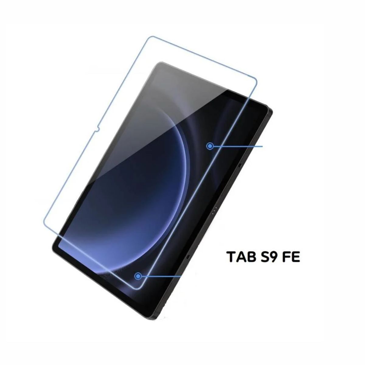 GENERICO - MICA VIDRIO TEMPLADO SAMSUNG GALAXY TAB S9 FE