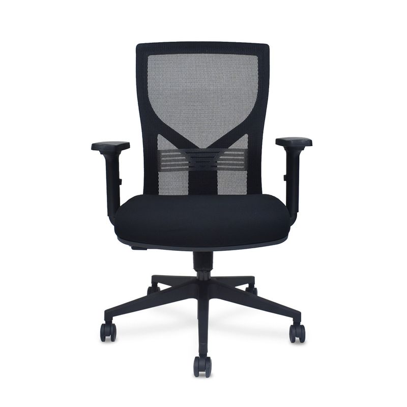 MOBELART - Silla de Oficina Gerente Tom BN Negro möbelArt