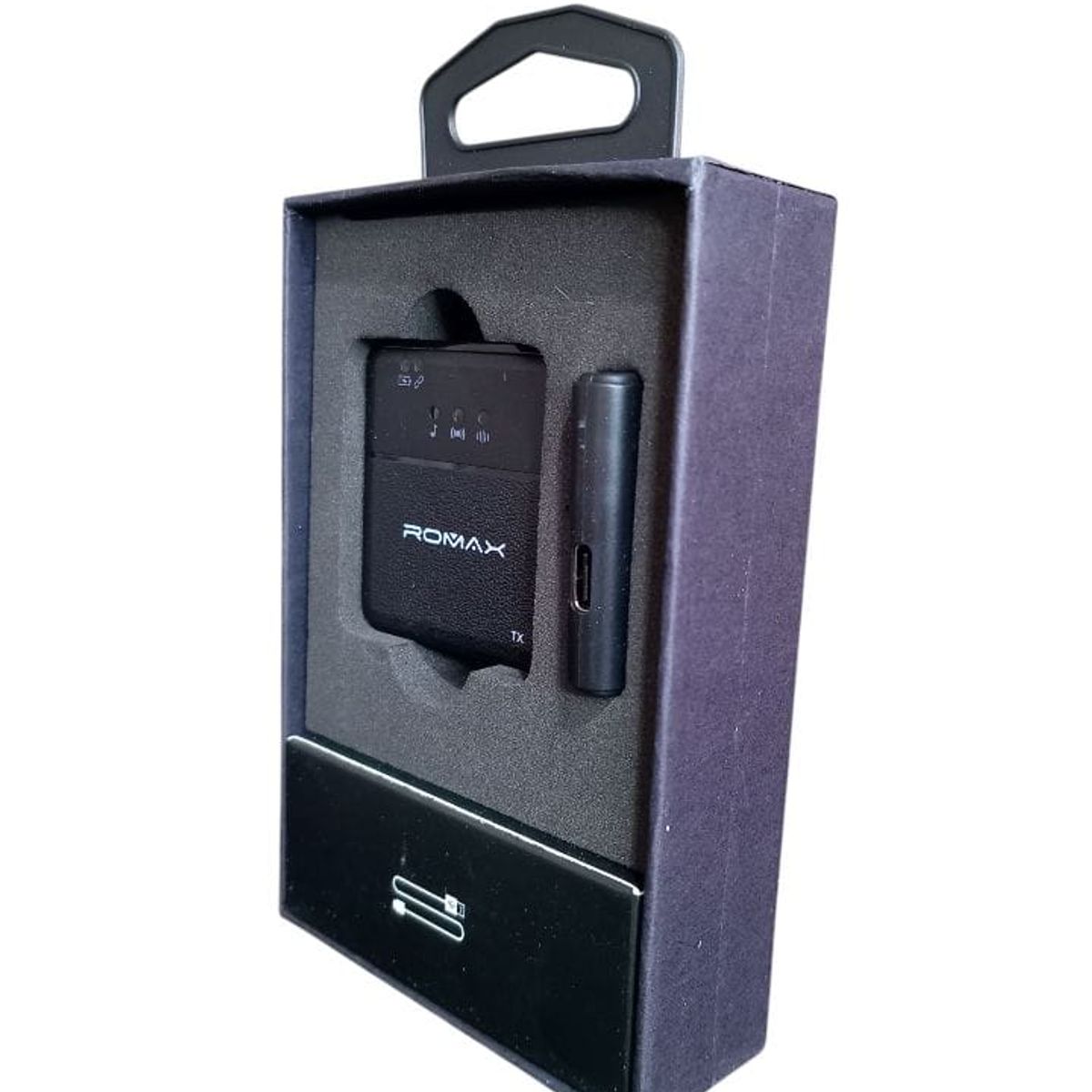 ROMAX - Micrófono inalámbrico solapero Tipo C Cancelacion de Ruido