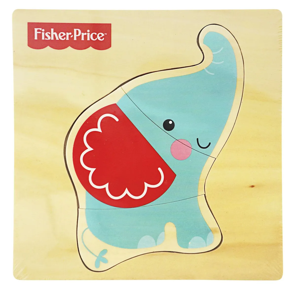 FISHER PRICE - Rompecabezas de Animalito Elefante (3 piezas) Fisher Price