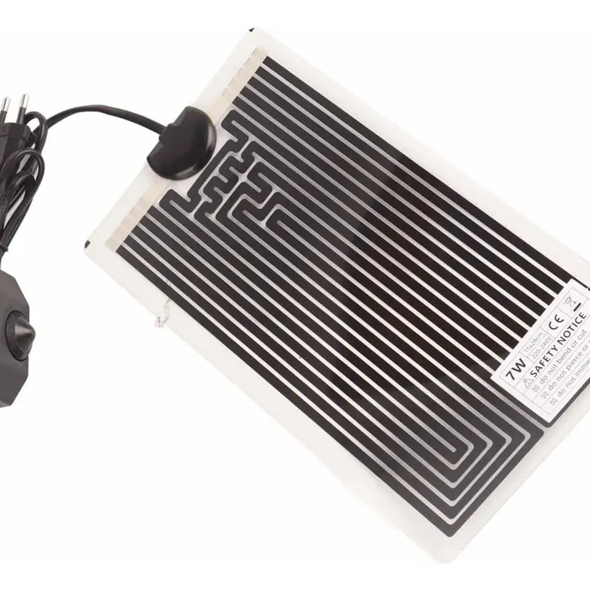 GENERICO - PLACA TÉRMICA DE 7W 220V PARA REPTILES ERIZO HÁMSTER AVES