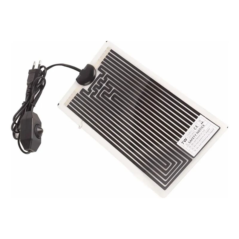 GENERICO - PLACA TÉRMICA DE 7W 220V PARA REPTILES ERIZO HÁMSTER AVES
