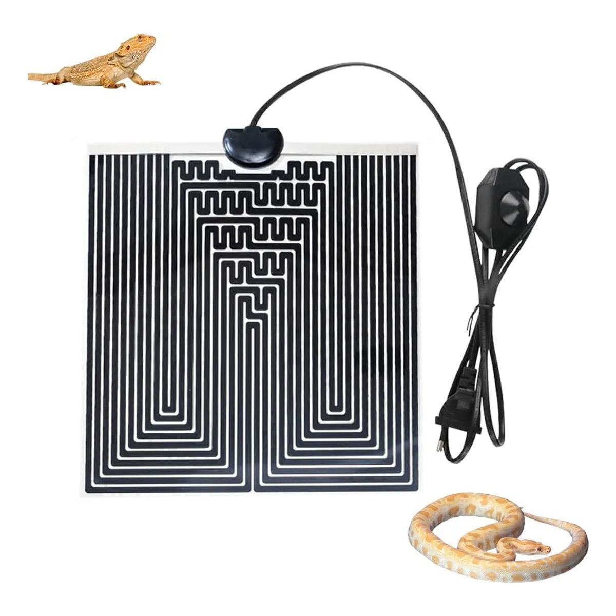 GENERICO - PLACA TÉRMICA DE 28W 220V PARA REPTILES ERIZO HÁMSTER AVES