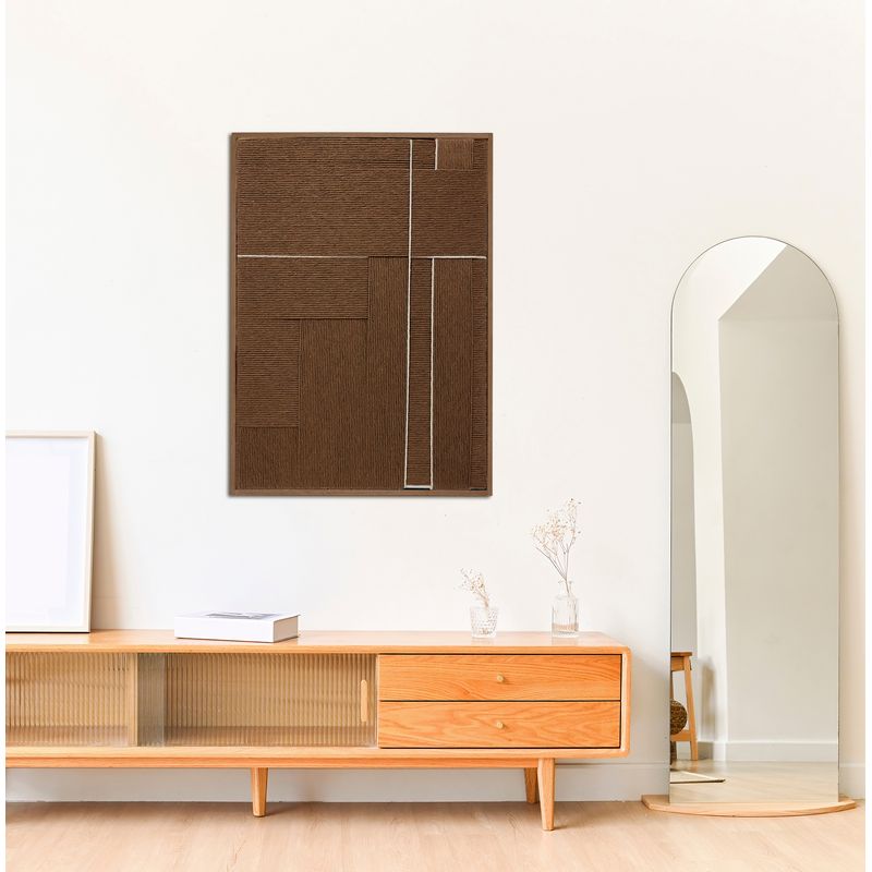 TEJICORP - Cuadro Renys - lienzo trenzado con hilos de algodón